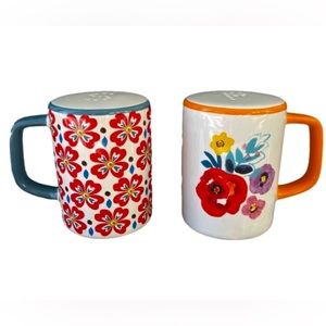 Pioneer Woman Salt/Pepper Set, Floral